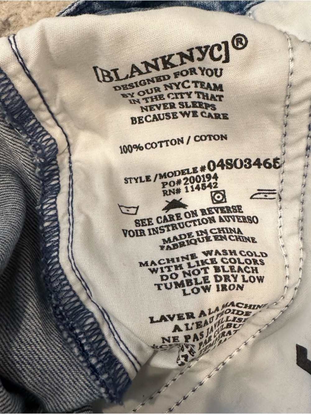 Blank NYC Light Blue Denim Jeans - Picture 8 of 8